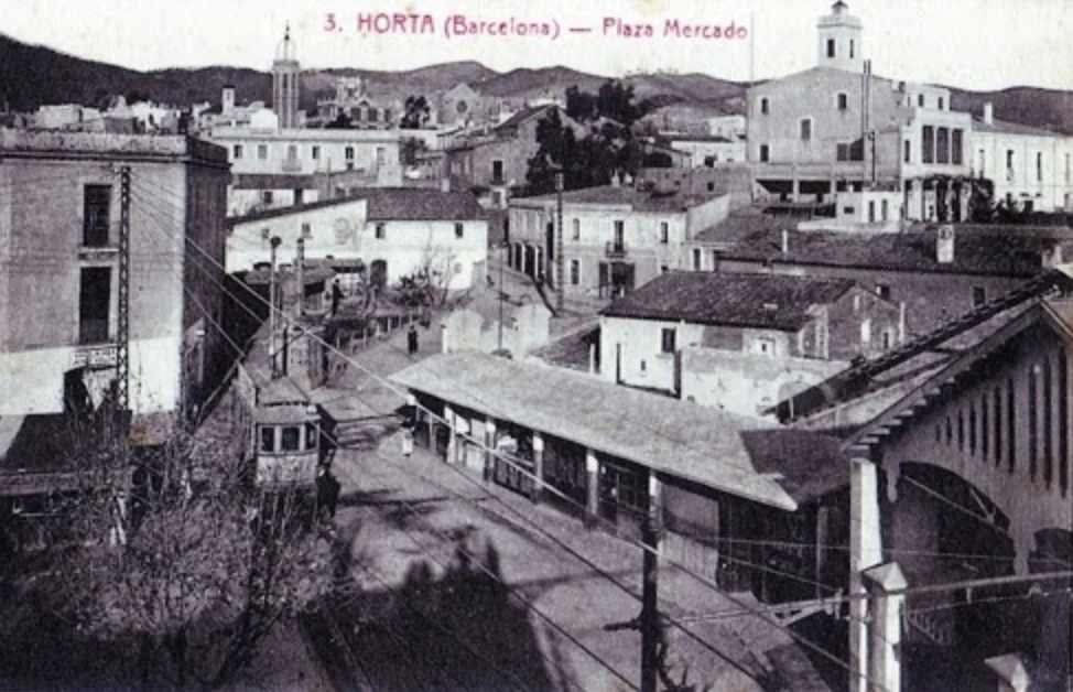 La antigua Plaça del Mercat de Horta.